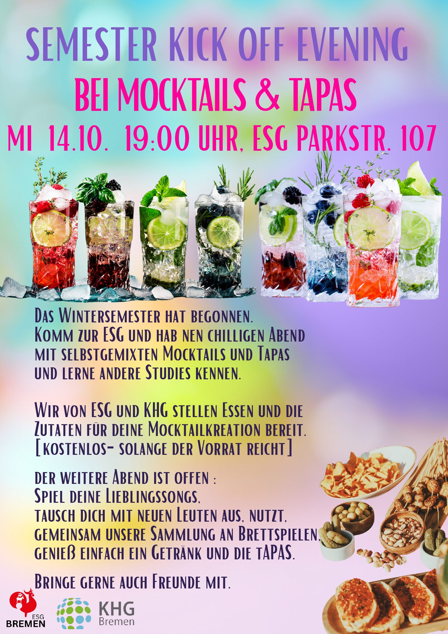 261014 Semester Kick off evening
